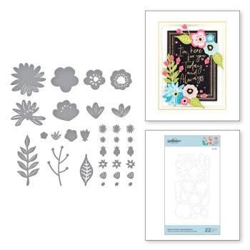 Spellbinders Die "Simply Perfect Layered Blooms Etched" Stanzschablone