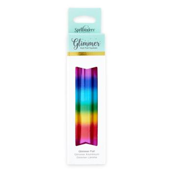 Spellbinders Hot Foil Mini Rainbow Stripe Glimmer Hot Foil