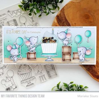 My Favorite Things Stempelset "Mice Day to Celebrate" Clear Stamp Set