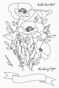 My Favorite Things Stempelset "Wild Poppies" Clear Stamp Set