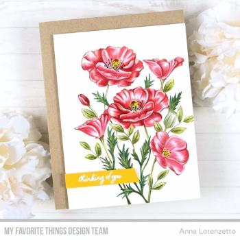 My Favorite Things Die-namics "Wild Poppies" | Stanzschablone | Stanze | Craft Die