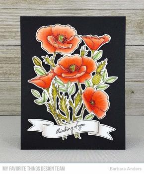 My Favorite Things Die-namics "Wild Poppies" | Stanzschablone | Stanze | Craft Die