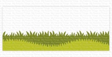 My Favorite Things "Slimline Grassy Edges" Stencil 9x4"