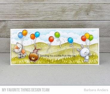 My Favorite Things "Slimline Grassy Edges" Stencil 9x4"