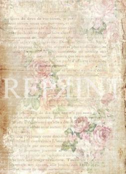 Reprint French Flowers Collection A4 Paper Pack