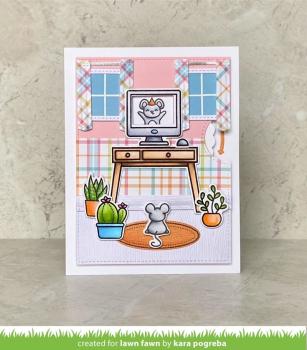 Lawn Fawn Stempelset "Virtual Friends" Clear Stamp