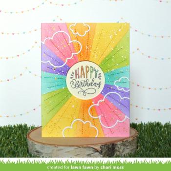 Lawn Fawn Craft Dies - Sunburst Backdrop