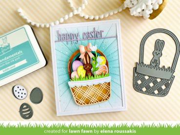 Lawn Fawn Craft Dies - Build-A-Basket: Easter