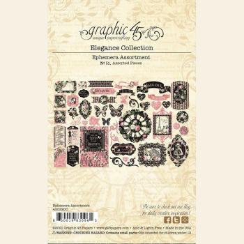 Graphic 45 "Elegance" Chipboard - Sticker