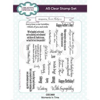 Creative Expressions - Clear stamp set Augenblicke