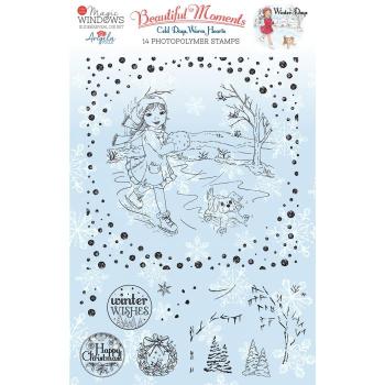 Creative Expressions - Magic windows clear stamp set Winter days