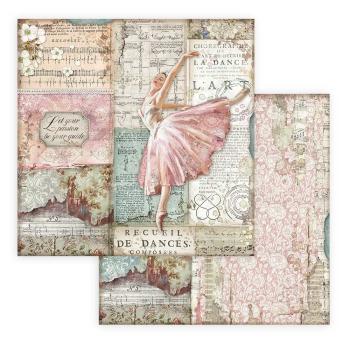 Stamperia "Passion" 8x8" Paper Pack - Cardstock