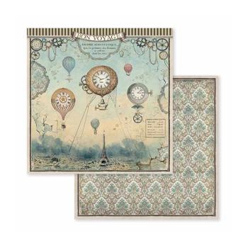 Stamperia "Voyages Fantastiques" 8x8" Paper Pack - Cardstock