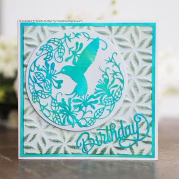 Creative Expressions - Paper panda circle craft die Hummingbird in the honeysuckle