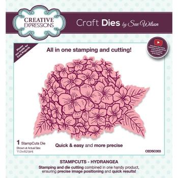 Creative Expressions - stampcuts Hortensie