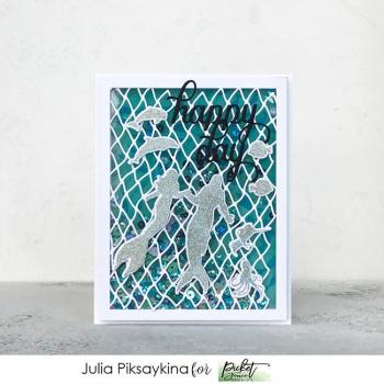 Picket Fence Studios Mermaids of the Sea 4x8 Inch Clear Stamps (OC-117)