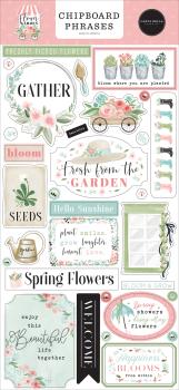 Carta Bella "Flower Garden " Chipboard - Sticker