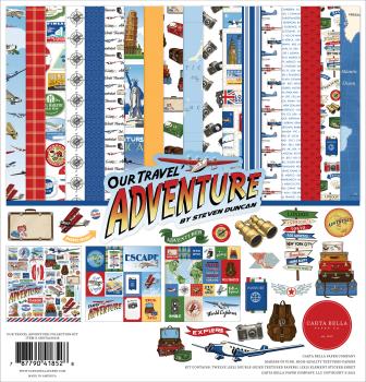 Carta Bella "Our Travel Adventure" 12x12" Collection Kit