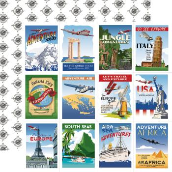 Carta Bella "Our Travel Adventure" 12x12" Collection Kit