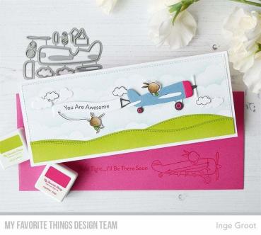 My Favorite Things Die-namics "Amazing Airplane" | Stanzschablone | Stanze | Craft Die