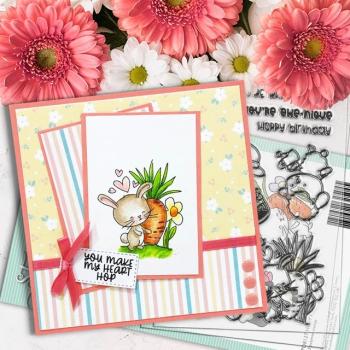 Polkadoodles Stempel "Hoppy Birthday" Clear Stamp-Set