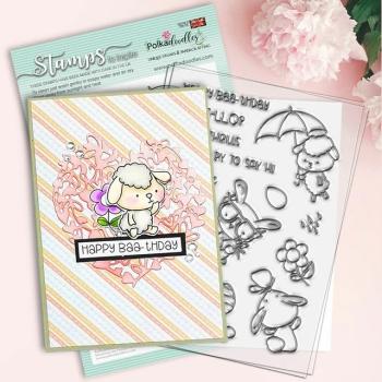 Polkadoodles Stempel "Spring Showers" Clear Stamp-Set