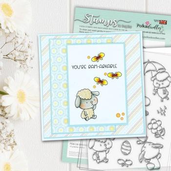 Polkadoodles Stempel "Spring Showers" Clear Stamp-Set