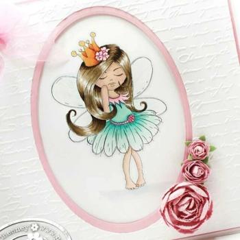 Polkadoodles Stempel "Serenity Fairy Princess" Clear Stamp-Set