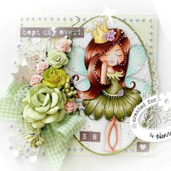 Polkadoodles Stempel "Serenity Fairy Princess" Clear Stamp-Set