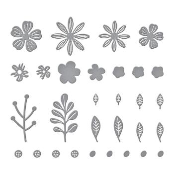 Spellbinders Die "Mini Blooms and Sprigs Etched" Stanzschablone