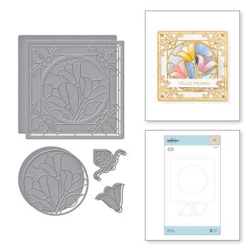 Spellbinders Die "Tulip Trio Etched" Stanzschablone