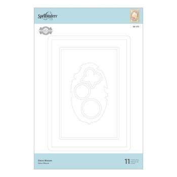 Spellbinders Die "Deco Bloom Etched" Stanzschablone