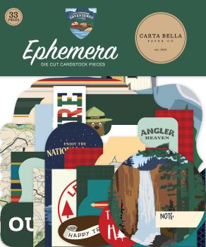 Carta Bella "Outdoor Adventures" Ephemera - Stanzteile