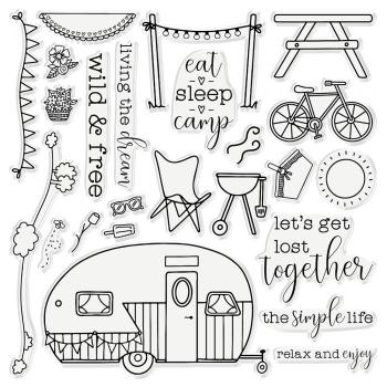 Gemini The Simple Life Stamp & Die  -Stempel & Stanze - Wohnwagen