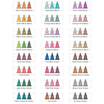 Spectrum Noir Triblend Marker Deep Blends (24 Pcs)