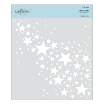 Spellbinders Stencil "Star Bright" - Schablone