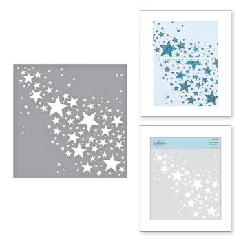 Spellbinders Stencil "Star Bright" - Schablone