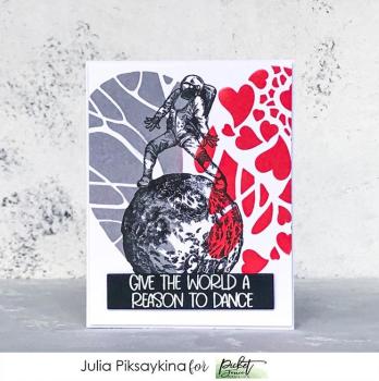 Picket Fence Studios Tree of Hearts  Stencil - Schablone