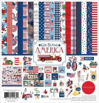 Carta Bella "God Bless America" 12x12" Collection Kit