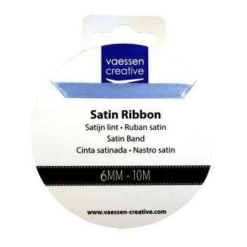 Vaessen Creative - Satinband  6mm 10 Meter Hellblau