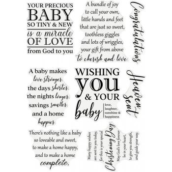 Crafters Companion - Precious Baby  - Clear Stamps