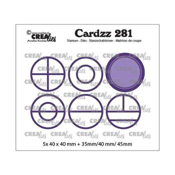 Crealies - Cardzz 281 - Dies - Stanzen - Elemente Kreise 
