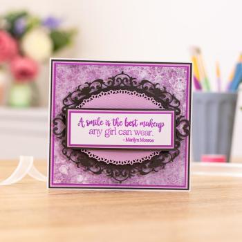 Crafters Companion - Best Makeup  - Clear Stamps