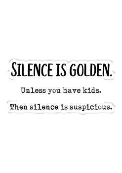 Crafters Companion - Silence is Golden  - Clear Stamps