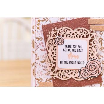 Crafters Companion - Rose Gold Ornate Frame Die  - Stanze