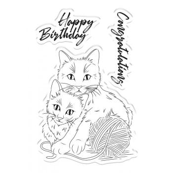 Crafters Companion - Cattitude  - Clear Stamps