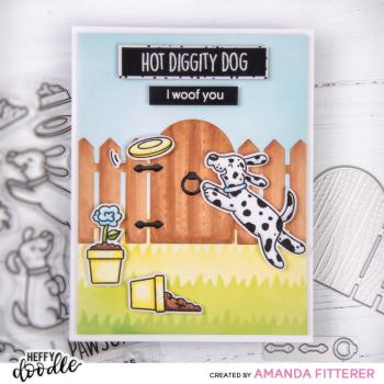 Heffy Doodle Hot Diggity Dog   Clear Stamps - Stempel 