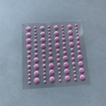 Simple and Basic Adhesive Enamel Dots "Old Rose" - Klebepunkte