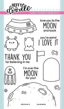 Heffy Doodle You're Weird   Clear Stamps - Stempel 