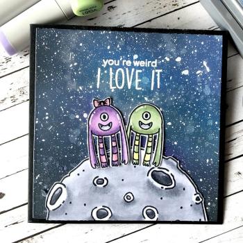 Heffy Doodle You're Weird   Clear Stamps - Stempel 